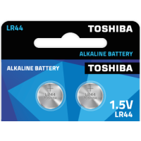 Baterie Toshiba LR44 Alkaliczne - 2 sztuki na blistrze